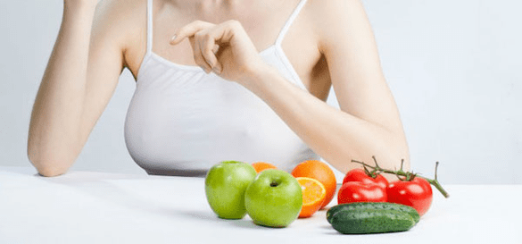 frutta e verdura per l'ingrandimento del seno